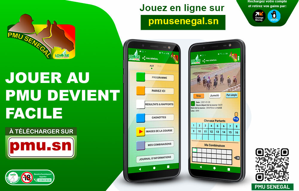 PMU Sénégal , votre application pour jouer au PMU en ligne